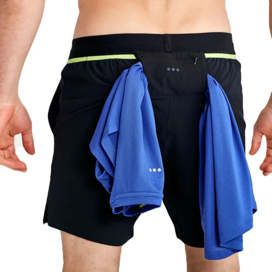 Imagen 5 de 6 de Shorts Saucony Explorer Utility 6-NEGRO