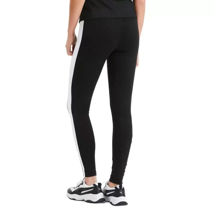 Imagen 1 de 2 de Calza Puma Classics Logo T7-NEGRO/BLANCO