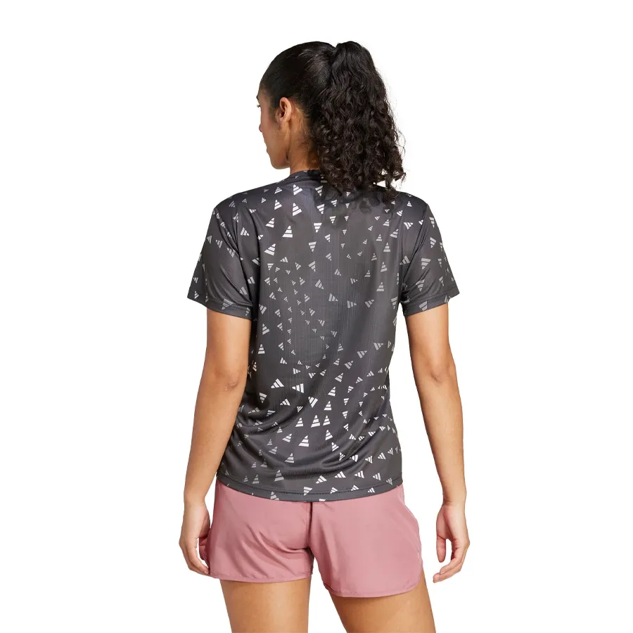 Imagen 1 de 5 de Remera adidas Run It Bl-NEGRO/BLANCO