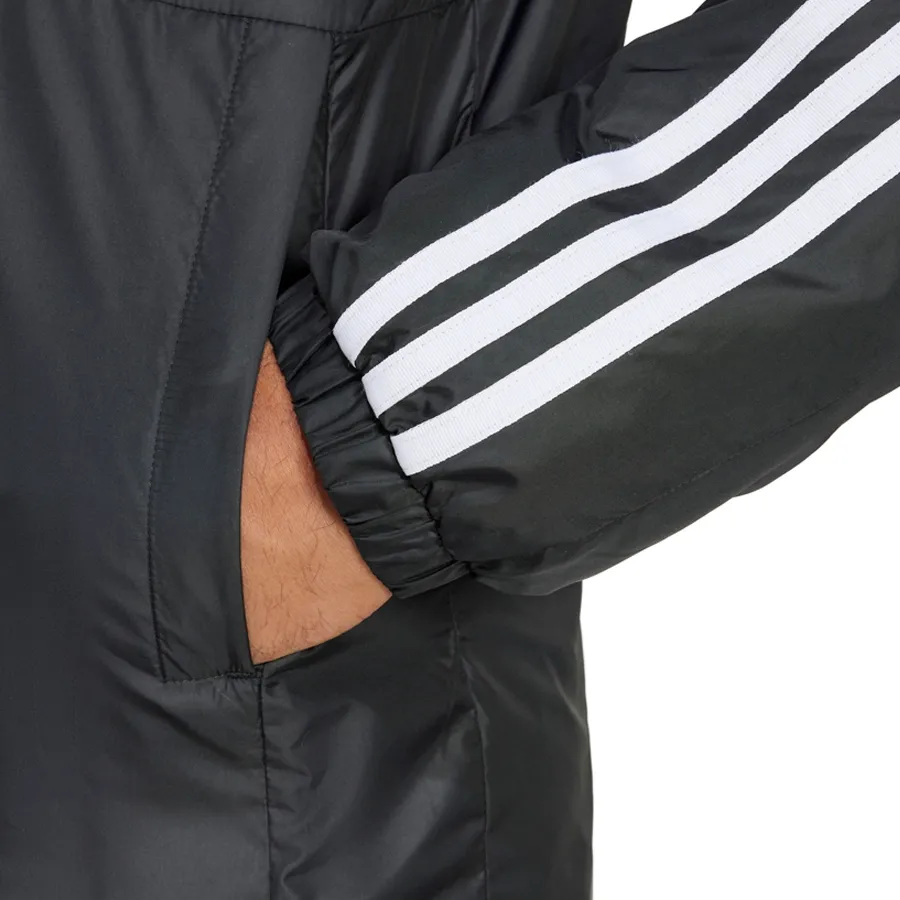 Imagen 4 de 5 de Campera adidas Essentials Tres Tiras-NEGRO/BLANCO