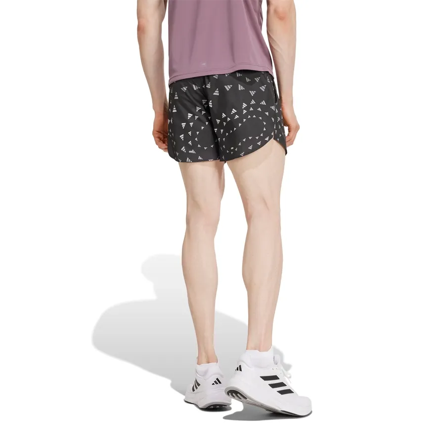 Imagen 1 de 5 de Shorts adidas Run It-NEGRO/BLANCO