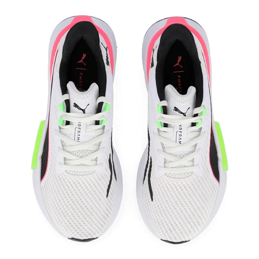 Imagen 2 de 5 de Zapatillas Puma Pwframe-BLANCO/NEGRO/ROSA