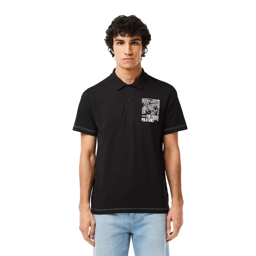 Imagen 2 de 4 de Remera Lacoste -NEGRO