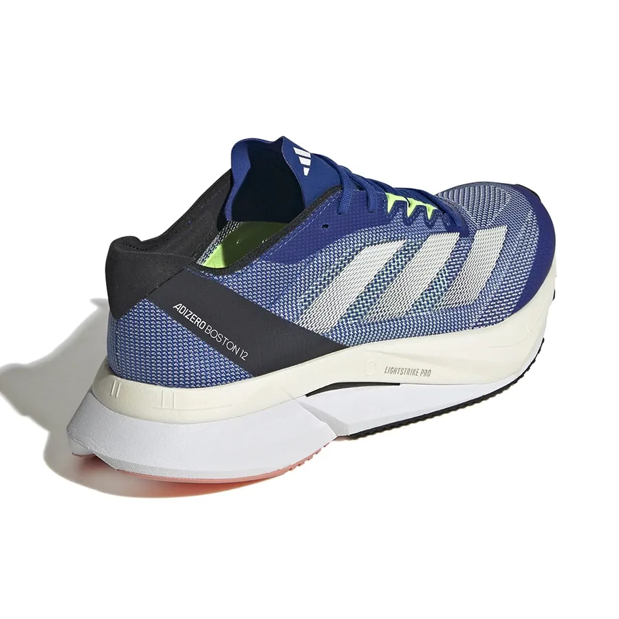 Imagen 4 de 9 de Zapatillas adidas Adizero Boston 12-AZUL/NEGRO/PLATA