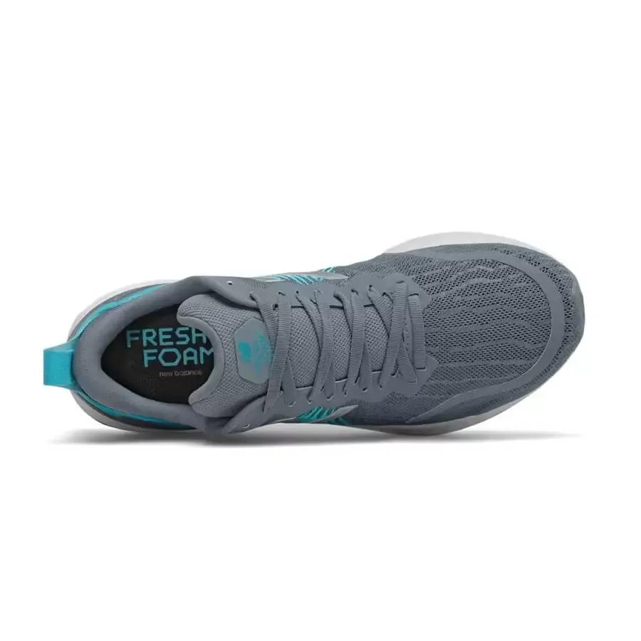 Imagen 2 de 4 de Zapatillas New Balance Fresh Foam Tempo-GRIS/CELESTE