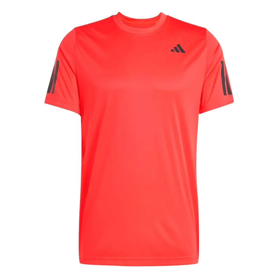Imagen 3 de 6 de Remera adidas Club Tennis 3 Tiras-ROJO