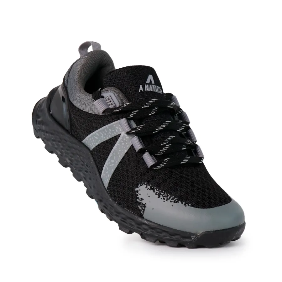 Imagen 1 de 4 de Zapatillas A Nation Cross Field-NEGRO/GRIS