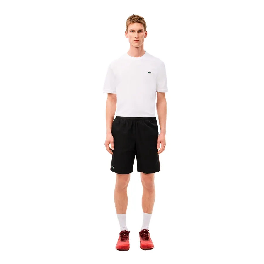 Imagen 1 de 6 de Shorts Lacoste Tenis-NEGRO/VERDE