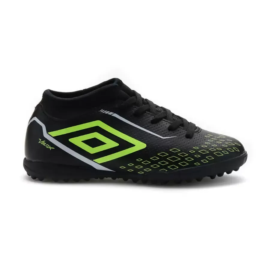 Imagen 4 de 5 de Botines Umbro Sty Velox Jr-NEGRO/VERDE/BLANCO