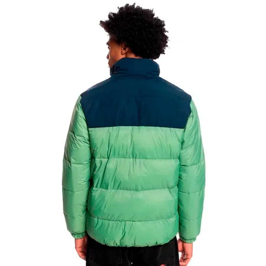 Imagen 2 de 3 de Campera Quiksilver Wolf Shoulders-VERDE/MARINO