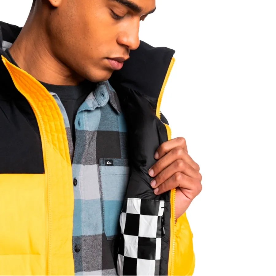 Imagen 4 de 6 de Campera Quiksilver Wolf Shoulders-NARANJA/NEGRO