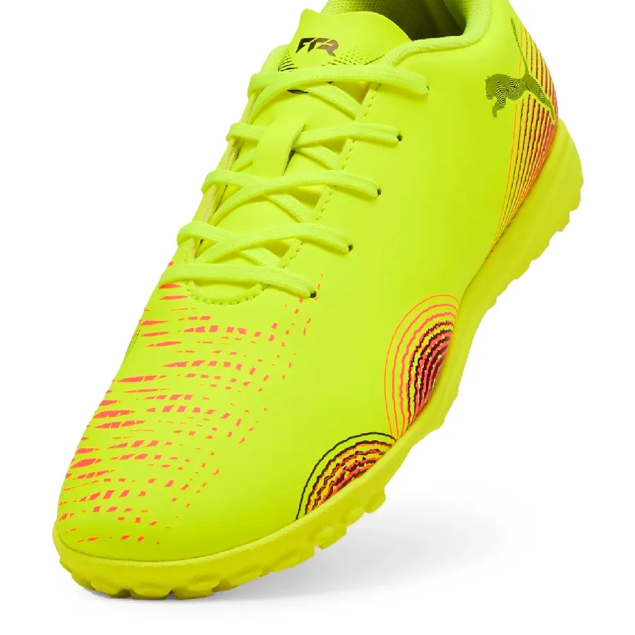 Imagen 4 de 5 de Botines Puma Future 8 Play Tf Jr-AMARILLO FLUOR/FUCSIA/NEGRO