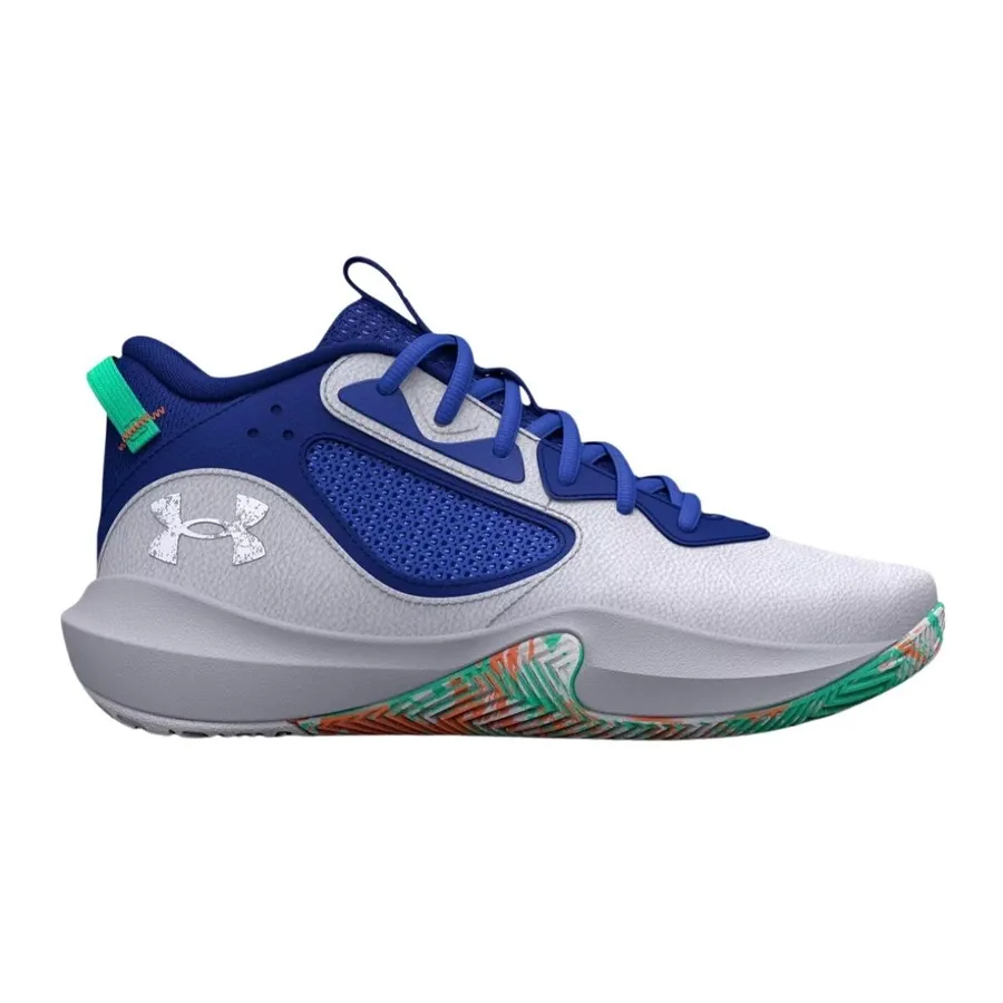 Imagen 1 de 10 de Zapatillas Under Armour Lockdown 6-GRIS/AZUL FRANCIA