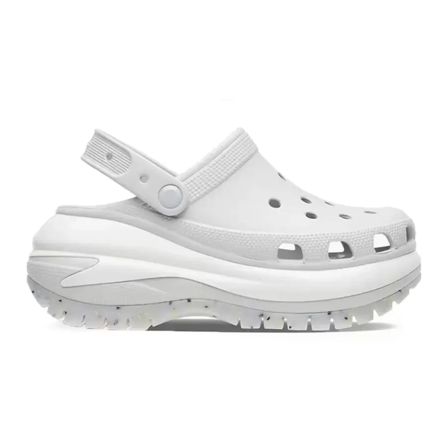 Imagen 0 de 4 de Ojotas Crocs Mega Crush Clog-GRIS/BLANCO