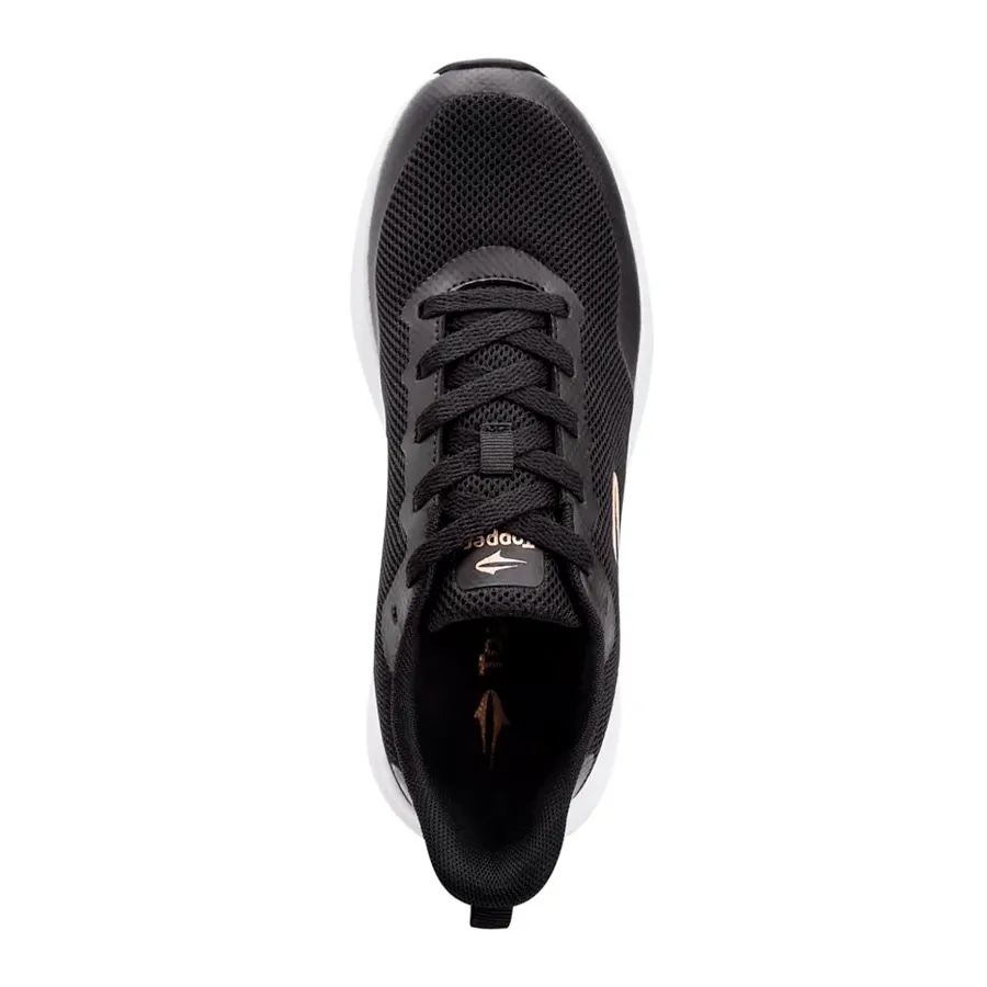 Imagen 3 de 5 de Zapatillas Topper Strong Pace III-NEGRO/DORADO