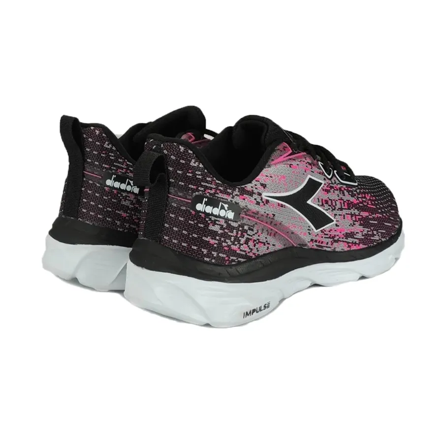 Imagen 2 de 4 de Zapatillas Diadora Voraz Kids-NEGRO/BLANCO/ROSA