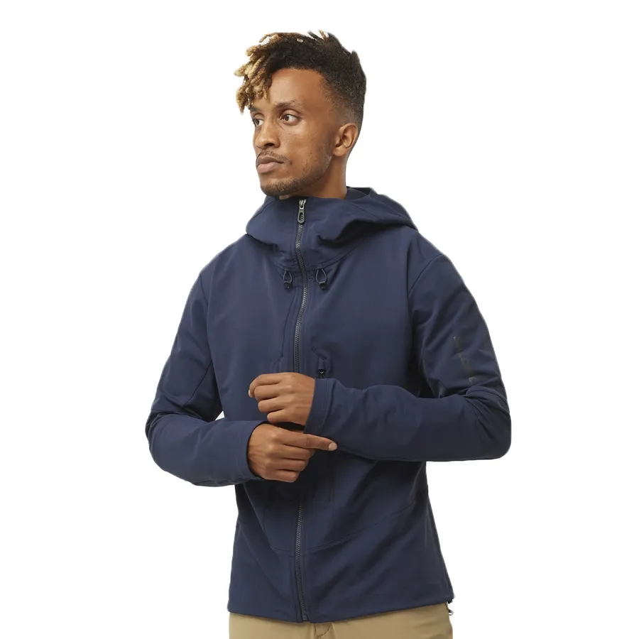 Imagen 2 de 4 de Campera Salomon Outpeak SoftShell-MARINO