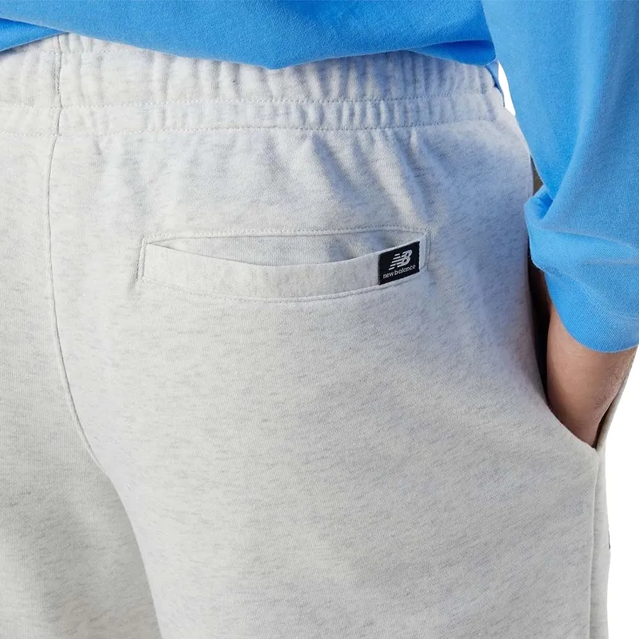 Imagen 3 de 4 de Shorts New Balance Essentials Fleece-BLANCO