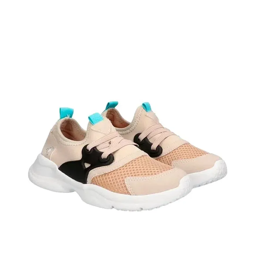 Imagen 1 de 4 de Zapatillas Kappa Simone Kids-BEIGE/NEGRO