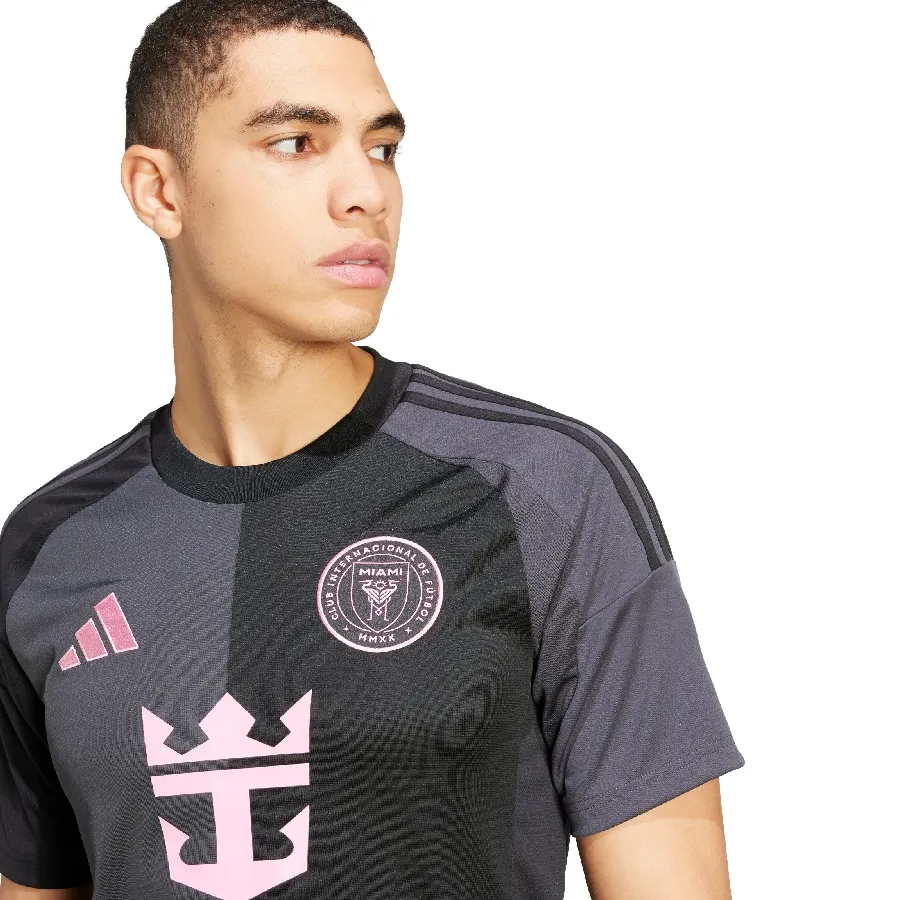 Imagen 5 de 6 de Camiseta adidas Alternativa Messi Inter Miami CF 25/26-NEGRO/GRAFITO/ROSA