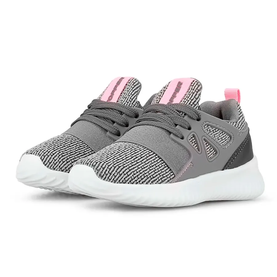 Imagen 1 de 5 de Zapatillas Topper Mamba Kids-GRIS/ROSA