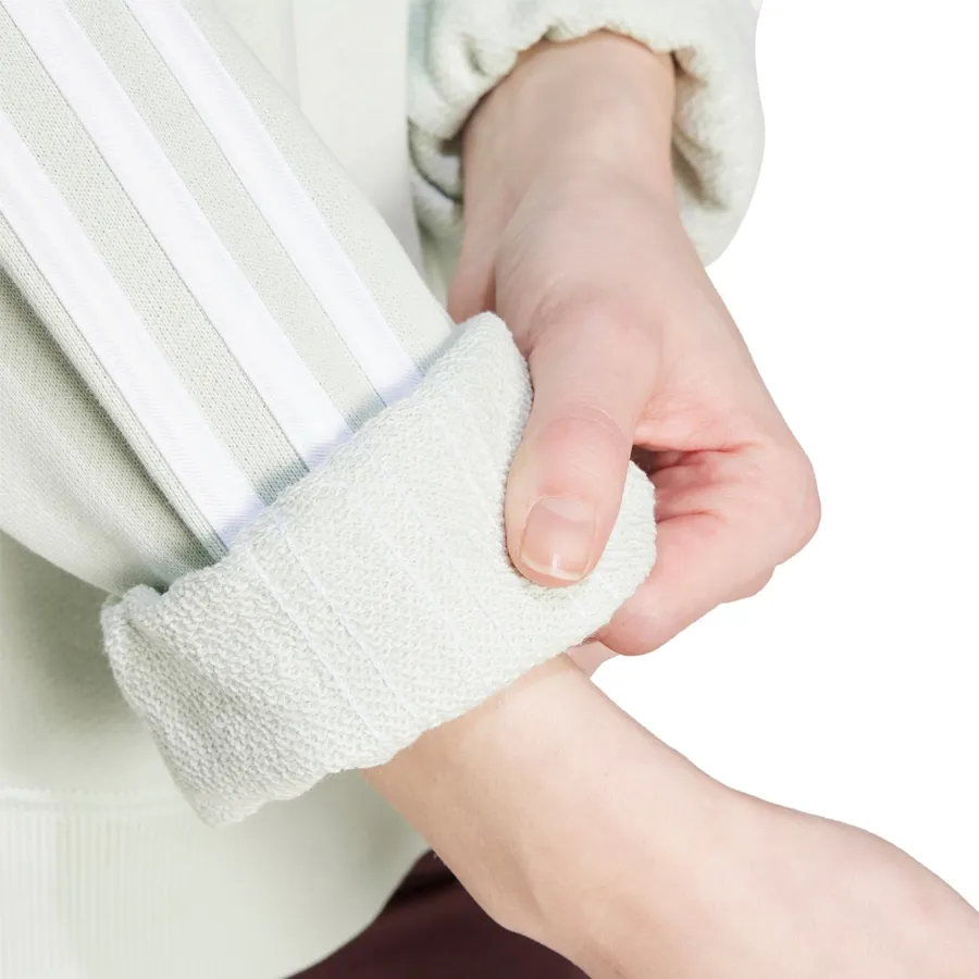 Imagen 3 de 5 de Buzo adidas Essentials 3 Tiras-VERDE AGUA/BLANCO