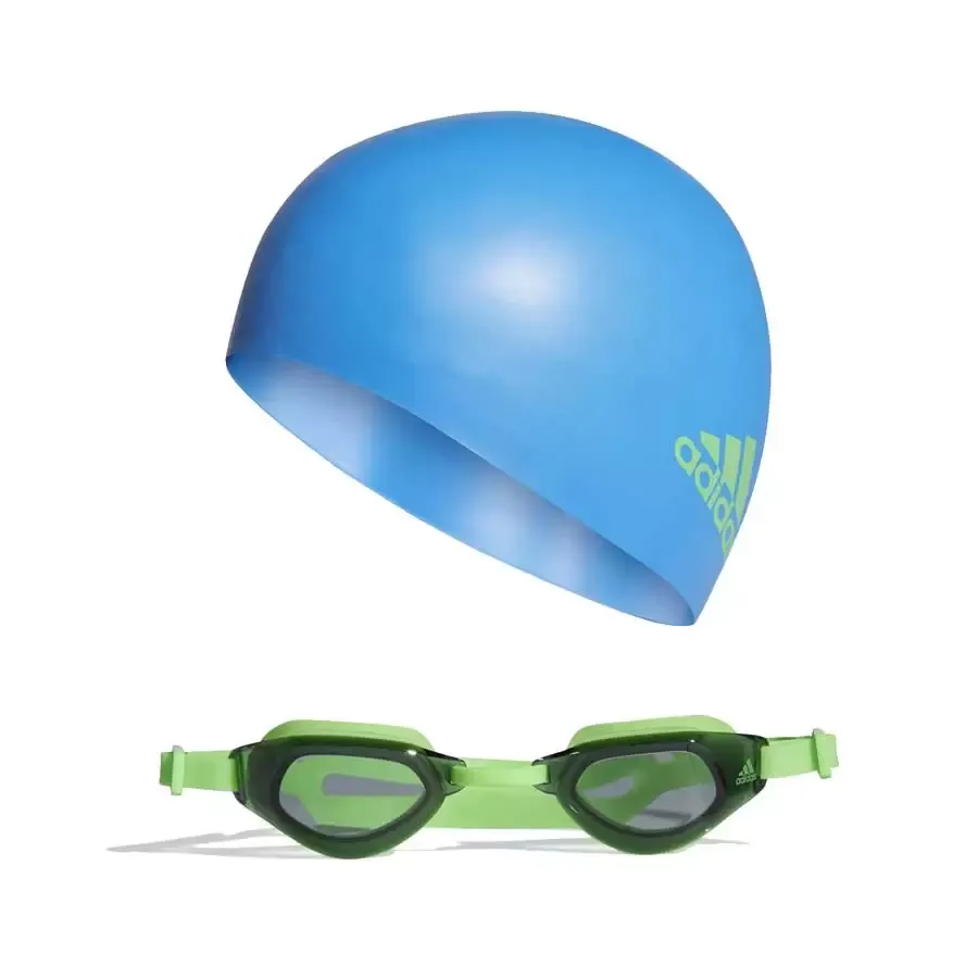 Imagen 3 de 4 de Kit De Natación Unisex Niños adidas-AZUL/LIMA