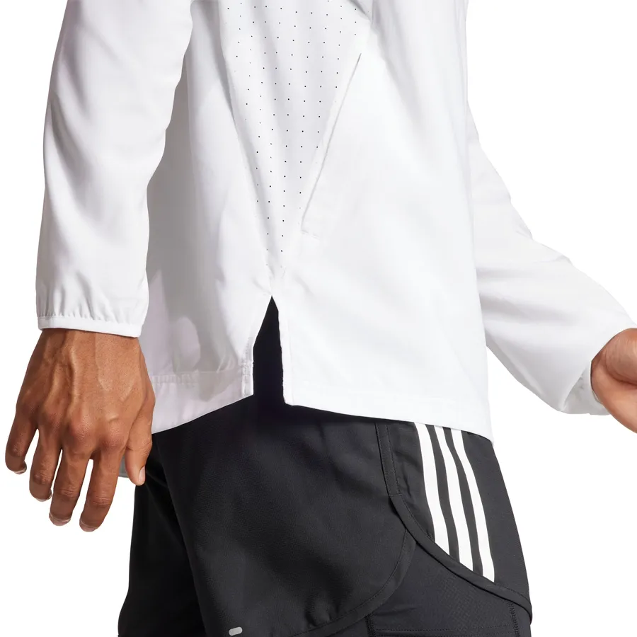 Imagen 3 de 5 de Campera adidas Adizero Essentials-BLANCO
