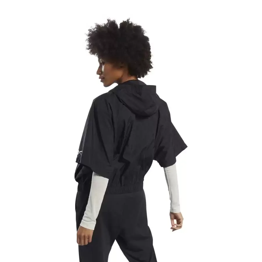 Imagen 1 de 5 de Campera Reebok Ts Ss Full Zip-NEGRO