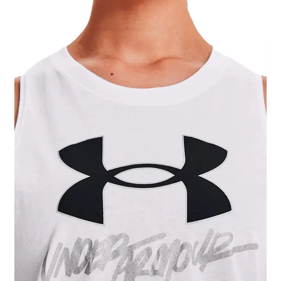 Imagen 2 de 4 de Musculosa Under Armour Live Gp Muscle-BLANCO