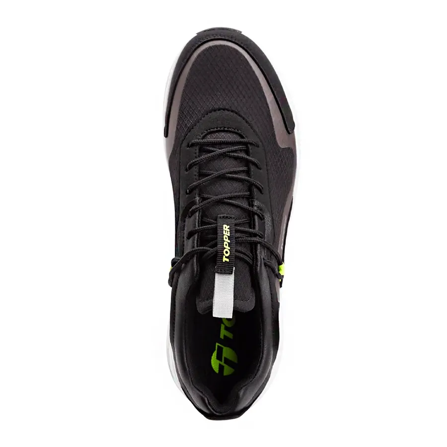 Imagen 3 de 5 de Zapatillas Topper Hanoi-NEGRO/AMARILLO