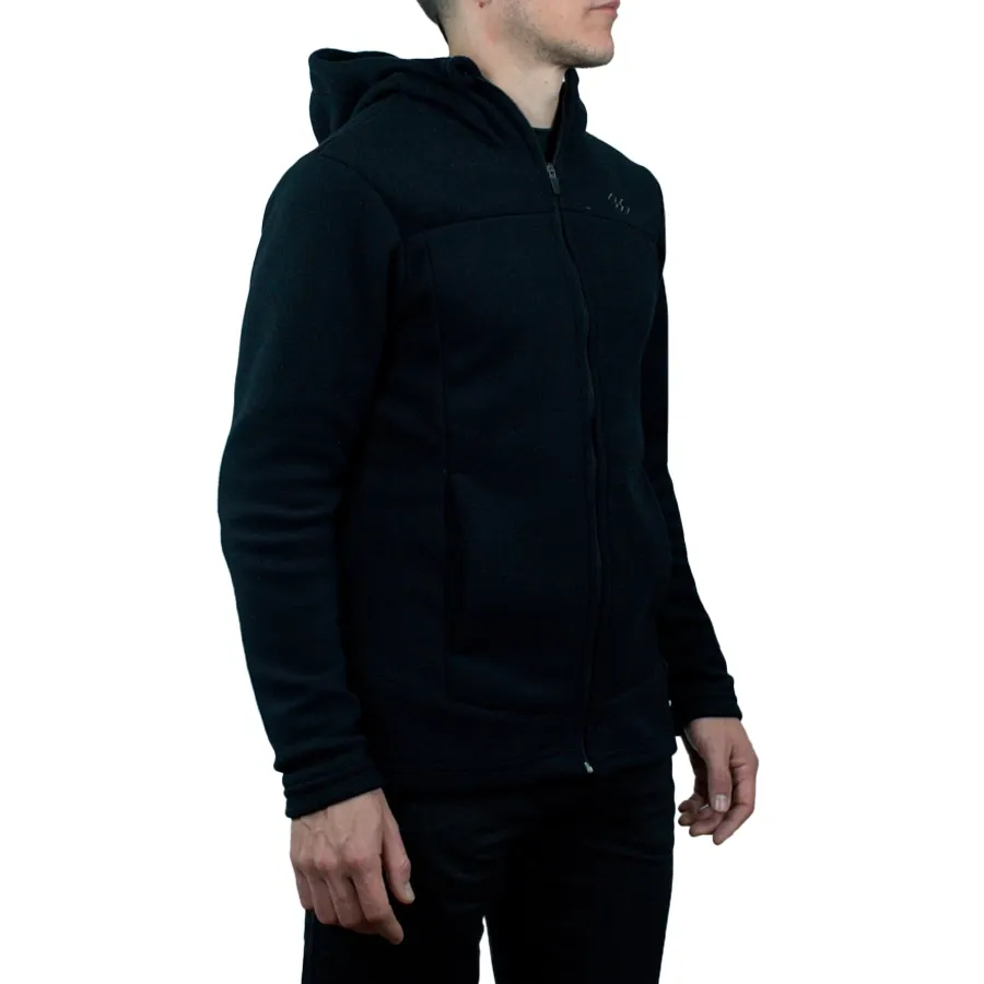 Imagen 1 de 6 de Campera Kamp Micropolar Con Capucha-NEGRO