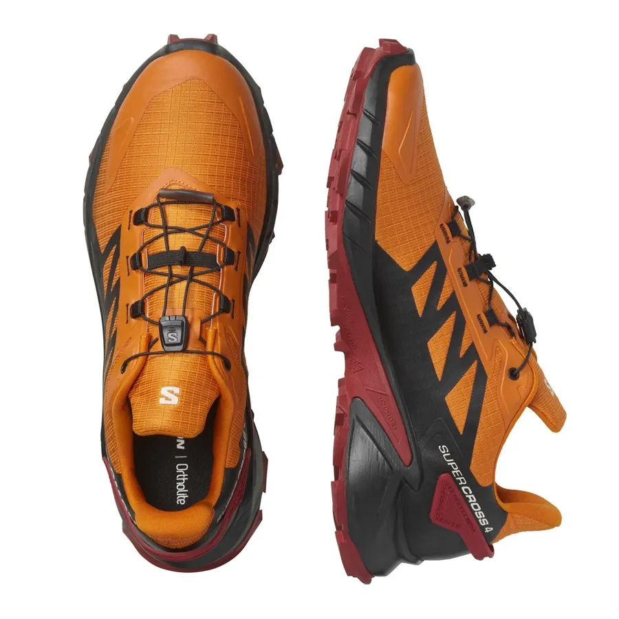 Imagen 4 de 5 de Zapatillas Salomon Supercross 4-NARANJA/NEGRO/ROJO