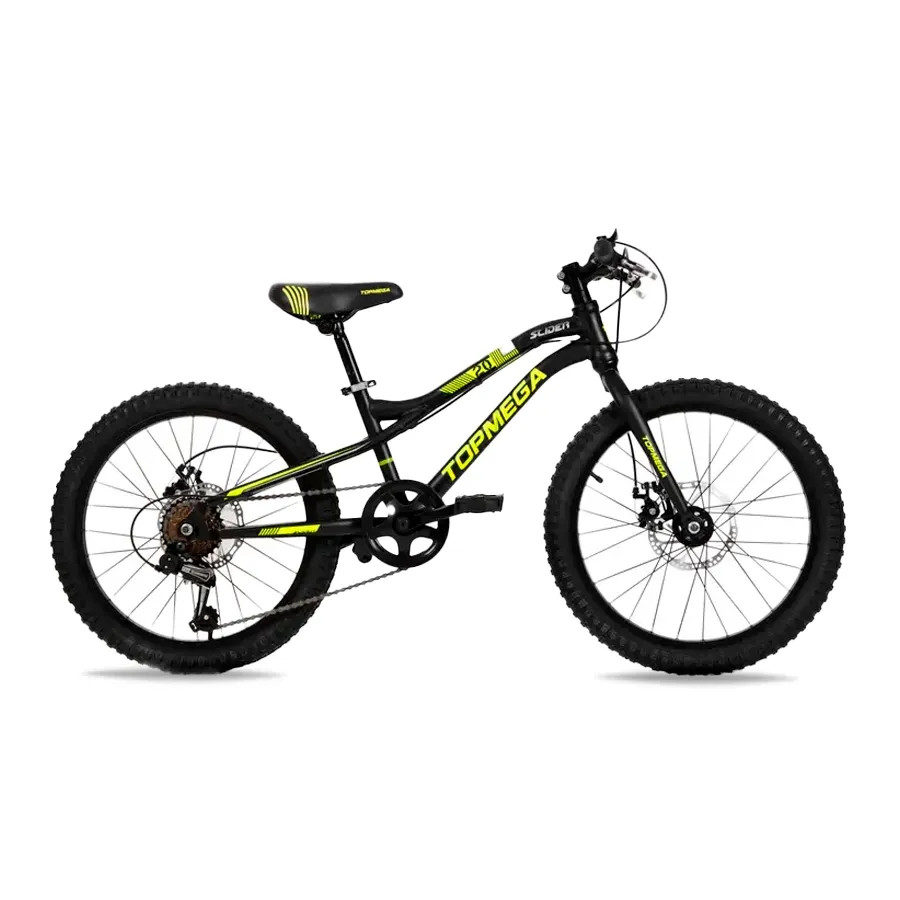 Imagen 0 de 5 de Bicicleta TopMega Slider R20 7V-NEGRO/AMARILLO