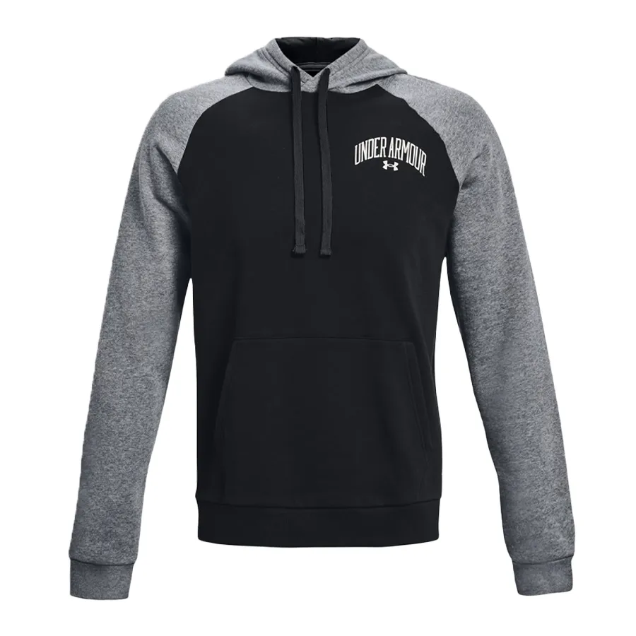 Imagen 0 de 5 de Buzo Under Armour Rival Fleece Wordmark Colorblock-NEGRO