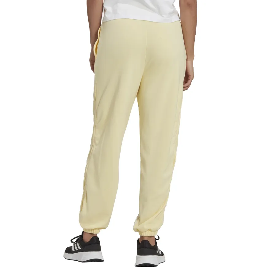 Imagen 2 de 5 de Pantalón adidas Hyperglam 3 Tiras Holgado-AMARILLO PASTEL/BLANCO