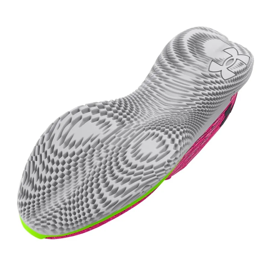 Imagen 4 de 5 de Zapatillas Under Armour Flow Velociti Wind 2-ROSA/VERDE FLUOR