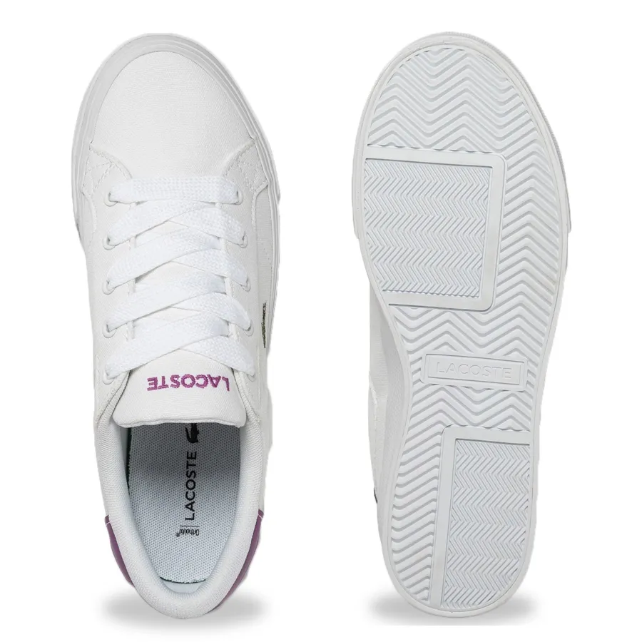 Imagen 3 de 6 de Zapatillas Lacoste Ziane Platform-BLANCO/PURPURA