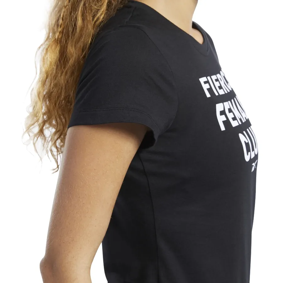 Imagen 1 de 6 de Remera Reebok Training Essentials Fierce Graphic-NEGRO