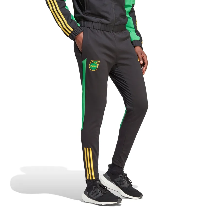 Imagen 1 de 6 de Pantalón adidas Entrenamiento Tiro 23 Jamaica-NEGRO/VERDE/AMARILLO