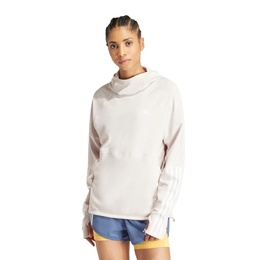 Imagen 0 de 4 de Buzo adidas Own The Run  3 Tiras-NUDE