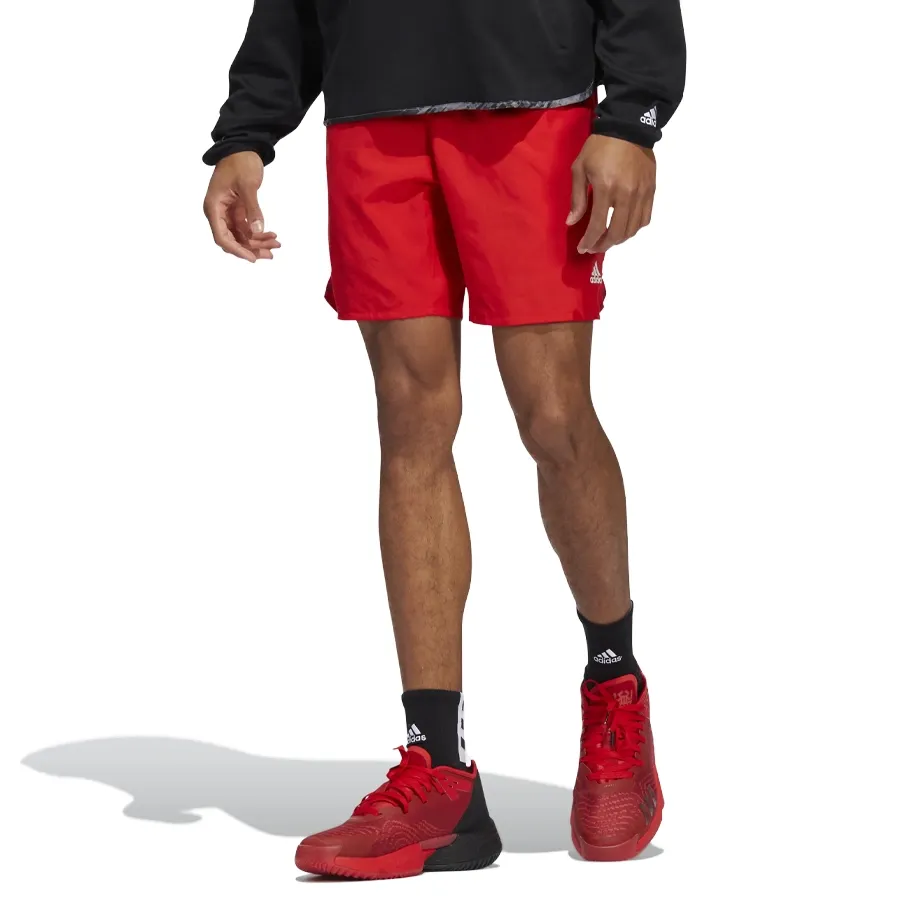 Imagen 2 de 5 de Shorts adidas Donovan Mitchell-ROJO