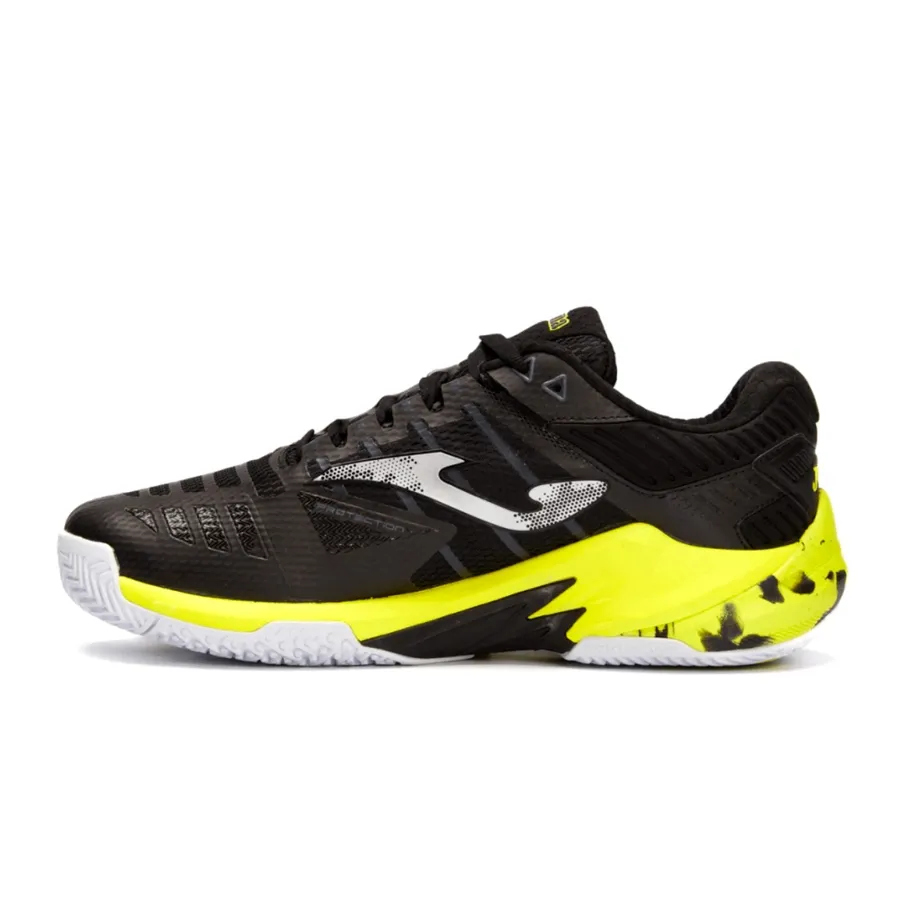 Imagen 1 de 4 de Zapatillas Joma Open 2401-NEGRO/AMARILLO FLUOR/PLATA