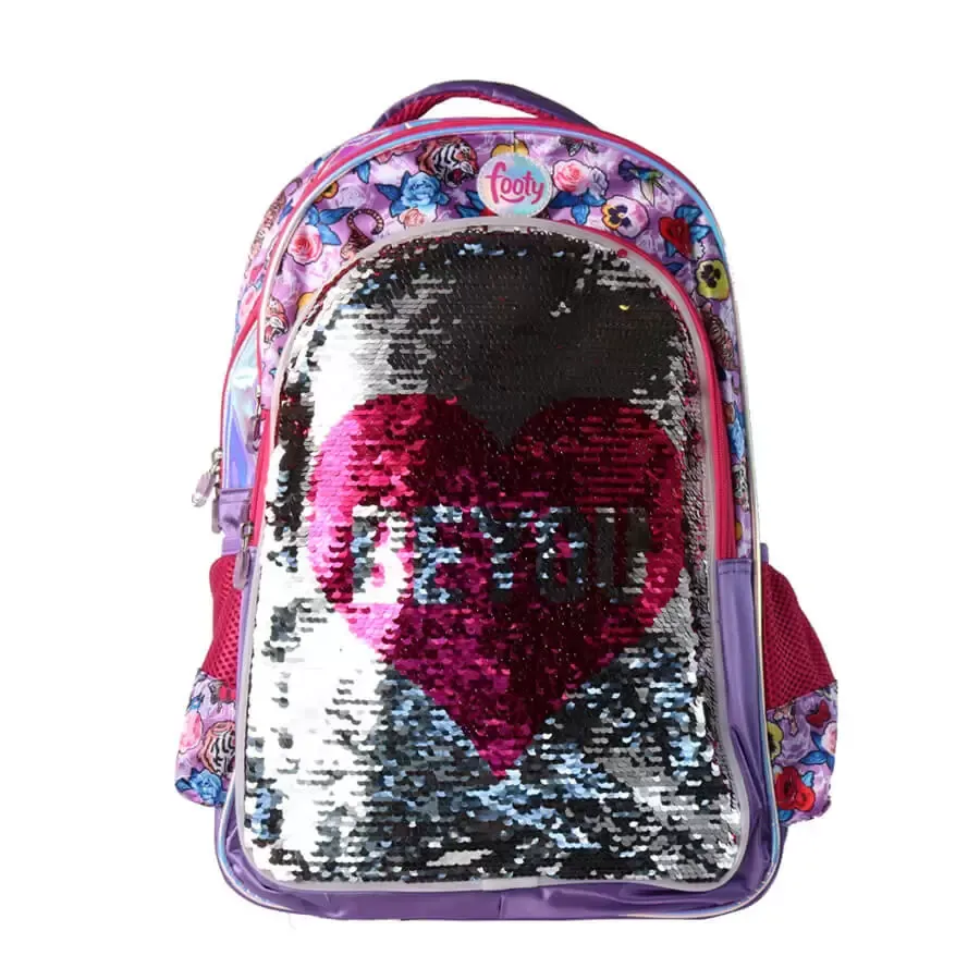 Imagen 0 de 1 de Mochila Footy Espalda Corazon-VIOLETA