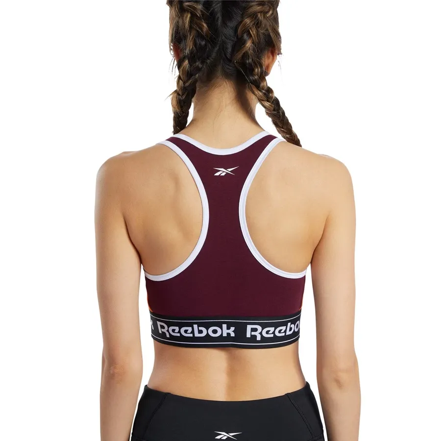 Imagen 2 de 3 de Top Reebok Linear Logo-BORDO/AMARILLO