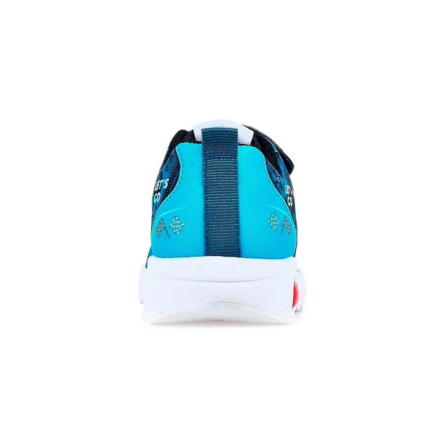 Imagen 3 de 5 de Zapatillas Footy Sublimado C/Luz Cars-AZUL/ROJO