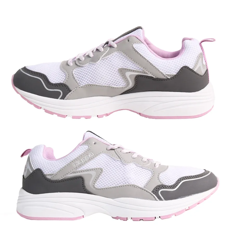 Imagen 3 de 5 de Zapatillas Kappa Koster-BLANCO/GRIS/ROSA