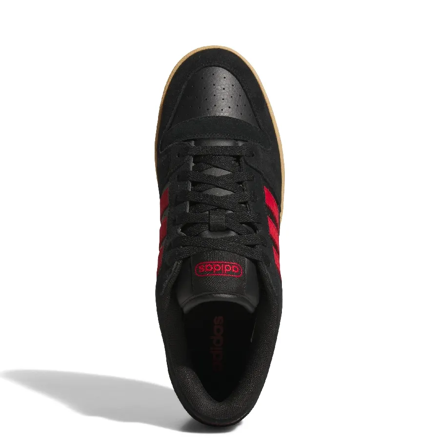 Imagen 3 de 7 de Zapatillas adidas Break Start Premium Low-NEGRO/ROJO/CARAMELO