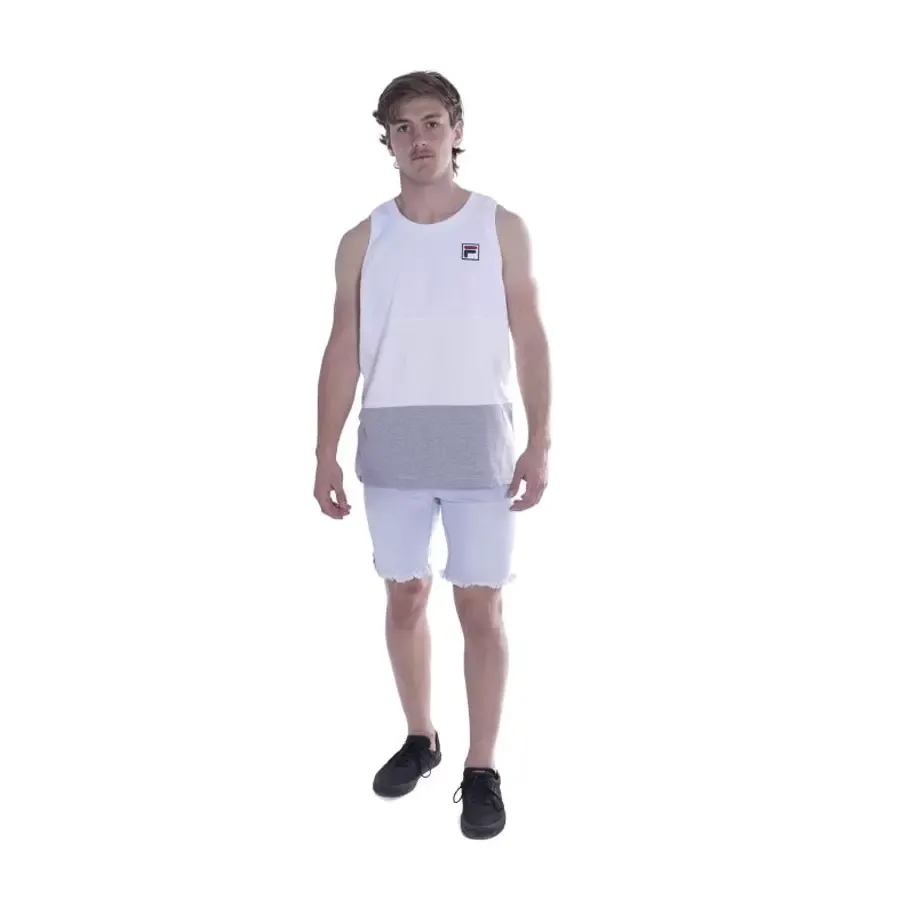 Imagen 3 de 4 de Remera Fila Over Block-BLANCO/NATURAL