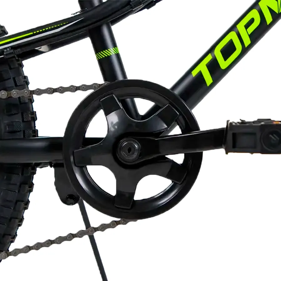 Imagen 1 de 5 de Bicicleta TopMega Slider R20 7V-NEGRO/AMARILLO